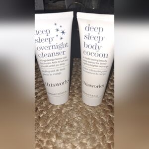 Deep sleep overnight cleanser and deep sleep body cocoon